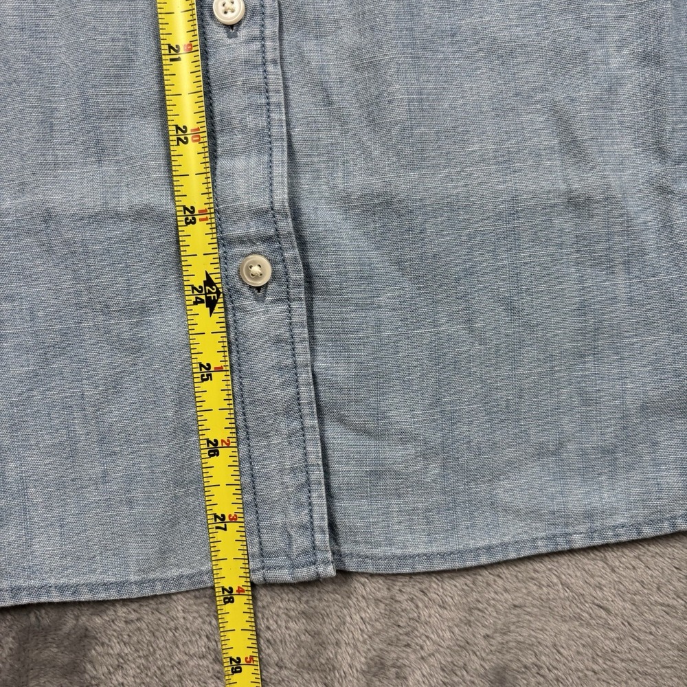 J.Crew Chambray Shirt in Signature Fit Lovers Lane Wash Long Sleeve XL NWT - Picture 4 of 7